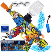 PISTOLET NA KULKI ŻELOWE WODNE AUTOMAT KARABIN DUŻY ZESTAW AKCESORIA