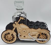karafka + 6 kieliszków motor