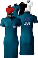 SUKIENKA POLO DAMSKA T-shirt Z WŁASNYM HAFTEM LOGO HAFT KOMPUTEROWY 5 szt.