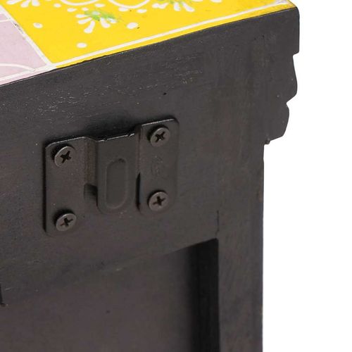 Szafka Nocna Wielokolorowe 40 x 30 x 40 cm Lite drewno mango na Arena.pl