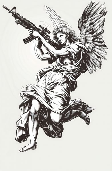 Plakat 53x81cm Anioł Wojny zdjęcie 1