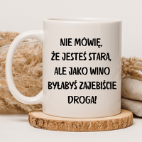 CHAMSKI KUBEK BEZ CENZURY | ŚMIESZNY PREZENT | DO PRACY BIURA DOMU | 330 ml