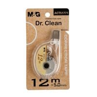 korektor w taśmie dr.clean 5mm x 12m m&g