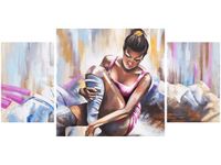 80X40CM TANCERKA TRÓJ OBRAZ