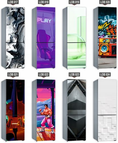 Mata magnetyczna magnes ozdobny na lodówkę abstrakcyjne kolorowe warkocze na Arena.pl