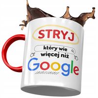 Kubek Czerwony Dla Stryja Na Urodziny Na Prezent Z Nadrukiem Ze Zdjęciem