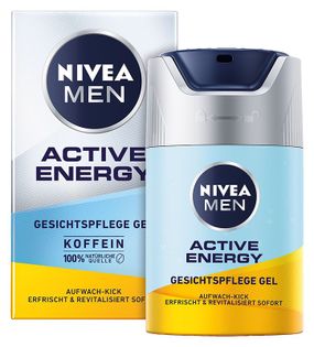 Nivea Men Active Energy 50ml energetyzujący krem-żel do twarzy z kofeiną