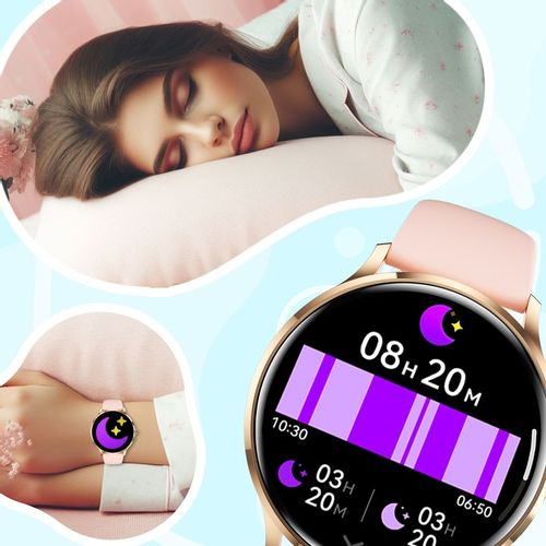 SMARTWATCH ZEGAREK DAMSKI MENU POLSKIE SPORT PULS ROZMOWY SMART WATCH PL na Arena.pl