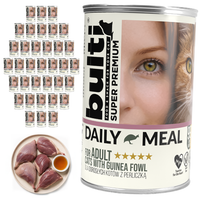 BULTI Daily Meal Adult mokra karma dla kota Perliczka 36x400g Pełnoporcjowa