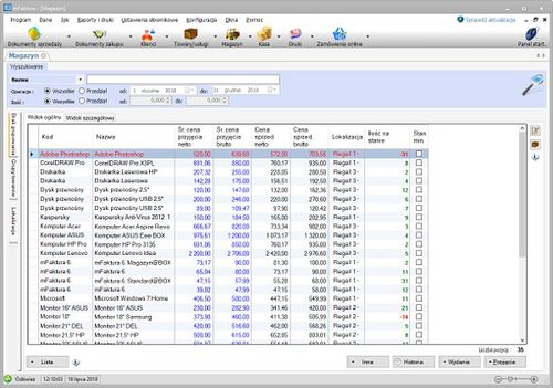 mFaktura Magazyn - program do faktur z magazynem, licencja wieczysta na Arena.pl