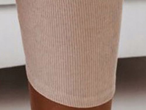 Spodenki damskie kolarki prążkowane wysoki stan modne wygodne prążek na Arena.pl