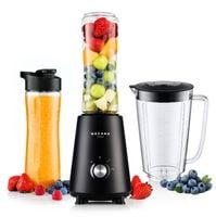 NOWY Blender Kielichowy 3w1 do koktajli MOZANO + 2 wkłady + 2 bidony