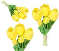 TULIPANY BUKIET TULIPANÓW GUMOWE GUMOWANE JAK ŻYWE