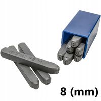 Gravurem Numeratory cyfry 8 mm Made in Germany