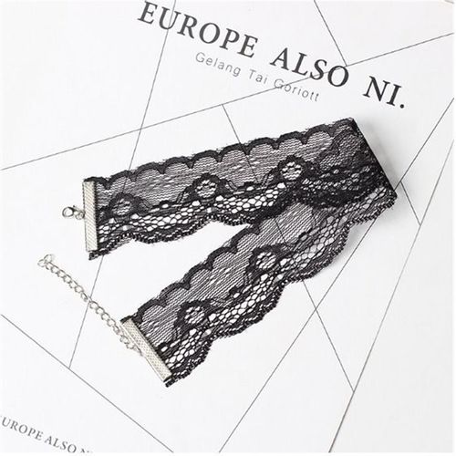 NASZYJNIK CZARNY CHOKER GOTHIC na Arena.pl