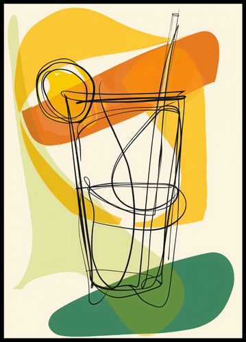 Plakat 64x90cm Koktajl Artystyczny na Arena.pl