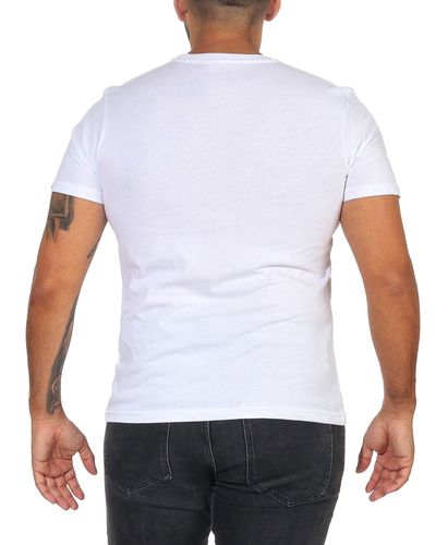 Alpha Industries T-shirt Alpha Inlay M, biały na Arena.pl