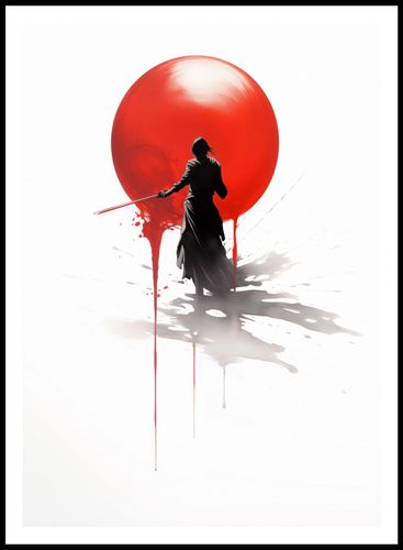 Plakat 64x90cm Samotny Samuraj na Arena.pl