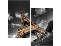 70X50CM OBRAZ WIEŻA EIFFLA OD SPODU ŚCIAN