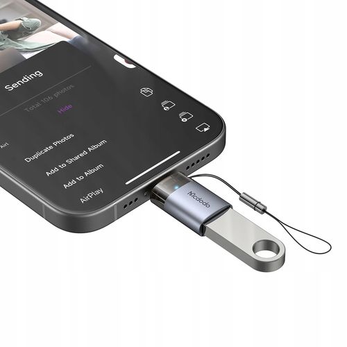 mcdodo adapter przejściówka usb-a 3.0 do lightning iphone ipad 3a otg led na Arena.pl