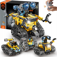 KLOCKI KONSTRUKCYJNE ZABAWKA EDUKACYJNA DLA DZIECI ROBOT 4w1 (828 ELEM.)