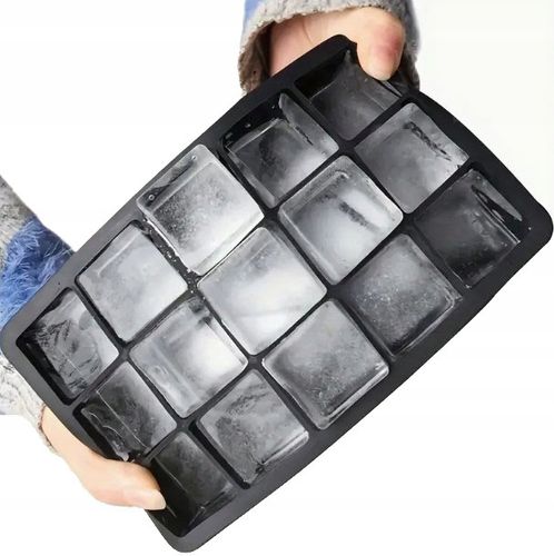 6x Foremki do lodu silikonowe forma do 15 kostek lodu z pokrywką na Arena.pl