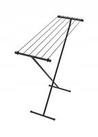 Suszarka na bieliznę czarna mała z hakiem do zawieszenia RORETS