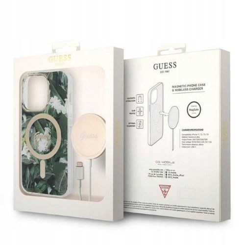 Zestaw Etui + Ładowarka MagSafe do iPhone 14 Pro Guess Bundle Pack na Arena.pl