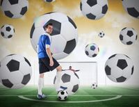 Fototapeta piłkarska PIŁKA NOŻNA piłkarz 360x240