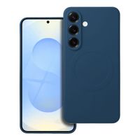 Futerał SILICONE MAG COVER kompatybilny z MagSafe do SAMSUNG S25 niebieski