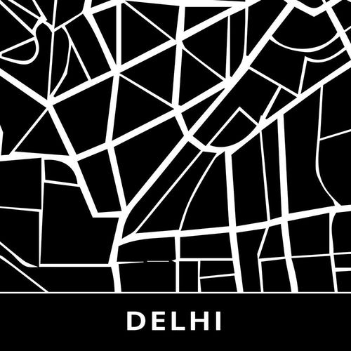 Deco Panel, Plan miasta Delhi 120x80 na Arena.pl