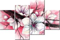 140CM 70 OBRAZ PĄKI WIŚNI CZERWIENI ŚCIENNY