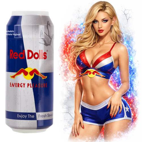 Masturbator Męski W Puszce Energy Drink - Red Dolls Cnex Tpe na Arena.pl