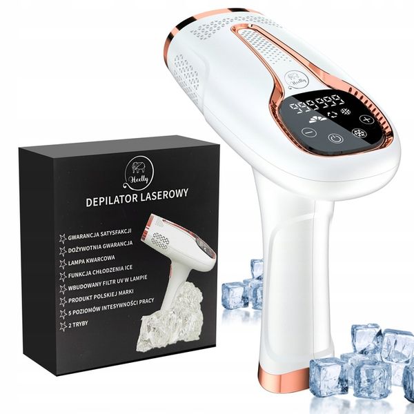 DEPILATOR IPL DO WŁOSÓW CIAŁA LASEROWY BIKINI NÓG DEPILACJA BEZBOLESNY zdjęcie 10