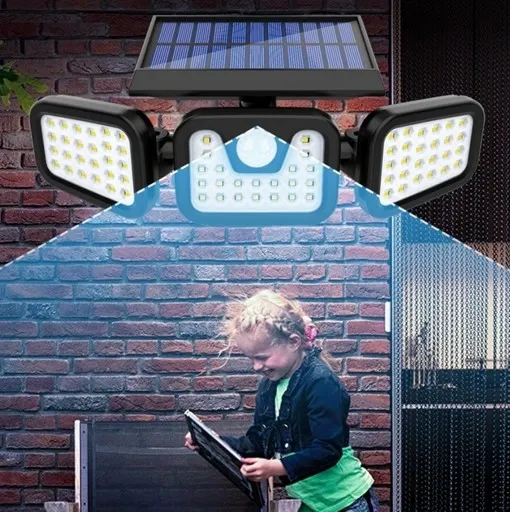 LAMPA Z PANELEM SOLARNA ULICZNA HALOGEN LED SMD zdjęcie 15