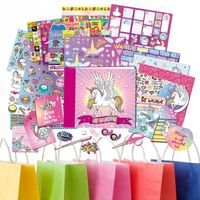 PREZENT DLA 6, 7 LATKI Duży Zestaw do scrapbookingu + TOREBKA