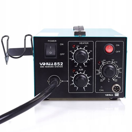 STACJA LUTOWNICZA LUTOWNICA 2W1 HOT-AIR 852 Z KOMPRESOREM TECHREBAL 660W na Arena.pl