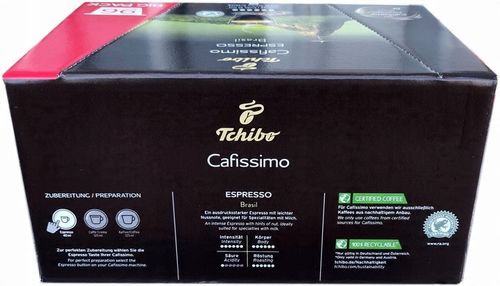 TCHIBO CAFISSIMO ESPRESSO BRASIL 96 sztuk BIG PACK na Arena.pl