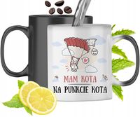 Kubek Magiczny Z Kotkiem Kotek Zmieniający Kolor Z Nadrukiem Ze Zdjęciem