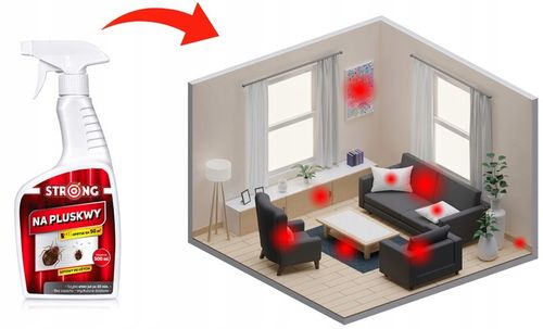 2X MOCNY OPRYSK ŚRODEK NA PLUSKWY DOMOWE LARWY STRONG CYPERMETRYNA na Arena.pl