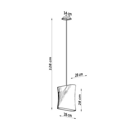 Żyrandol BLUM 1 czarny na Arena.pl