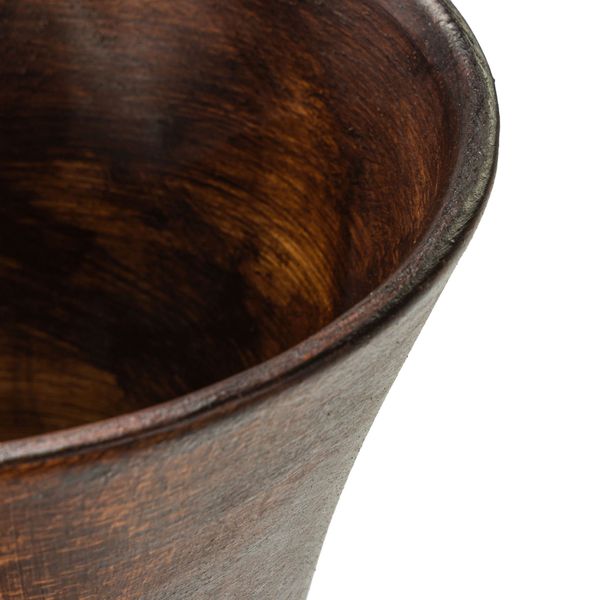 Wazon Ceramiczny Klepsydra  Brązowy flakon zdjęcie 5
