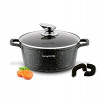 GARNEK INDUKCJA Mały Pokrywka MARMURKOWY Konighoffer Pollo 2,4 l 20cm