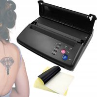 MINI DRUKARKA TERMICZNA A5 A4 DO TRANSFERU TATUAŻY PRZENOŚNA TATTOO CZARNA