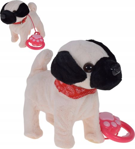 INTERAKTYWNY PIESEK ZE SMYCZĄ CHODZI SZCZEKA ZABAWKI DLA DZIECI PLUSZAK na Arena.pl