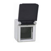 Efapel adapter do gniazd/łączników n/t IP65 szary 48998 CCZ