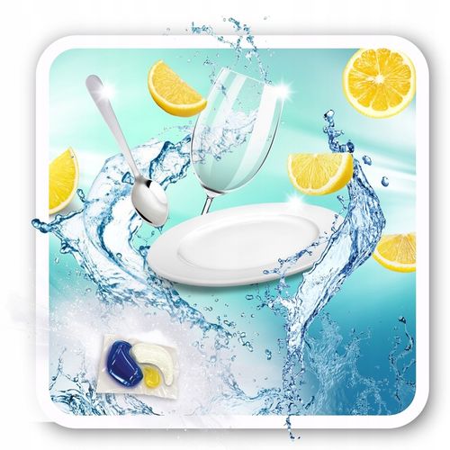 Kapsułki Tabletki do zmywarki All in One Lemon 30 szt Power niemieckie 12w1 na Arena.pl