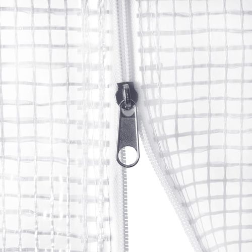 Szklarnia ze stalową ramą, biała, 8 m², 4x2x2 m na Arena.pl