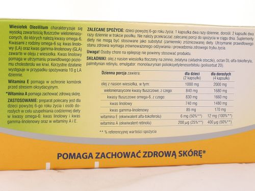 Wiesiołek OleoVitum - Oleofarm - 72kaps na Arena.pl