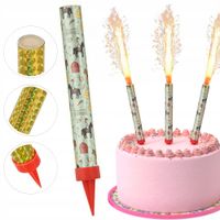 ŚWIECZKA FONTANNA NA TORT RACA NA URODZINY - JAZDA KONNO KOŃ HOBBY 12cm